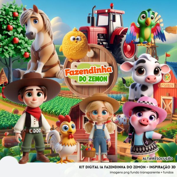 Cliparts Fazenda do Zenon Png Imagens Baby 3D Cute Bebês