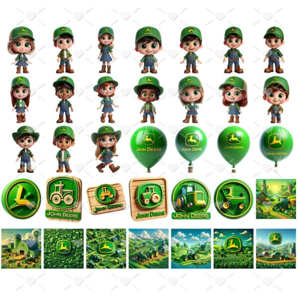 Cliparts John Deere Png Fazenda Campo Caminhão Trator