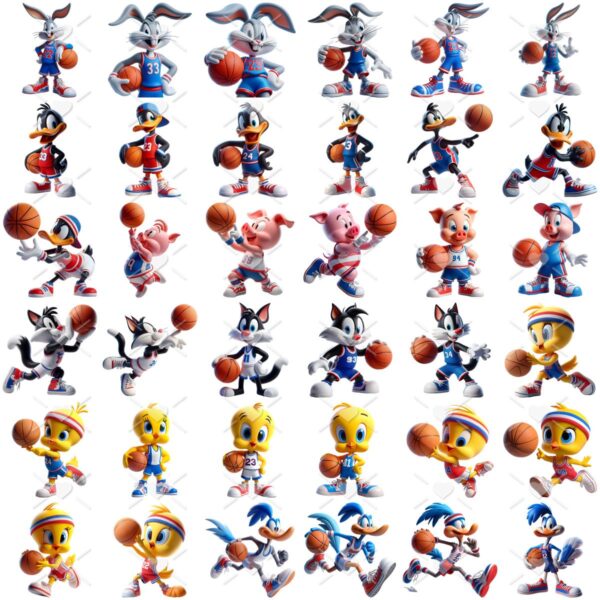 Cliparts Looney Tunes Basquete Png Imagens Baby 3D Cute