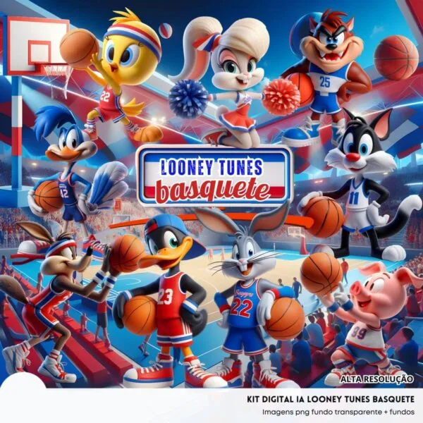 Cliparts Looney Tunes Basquete Png Imagens Baby 3D Cute