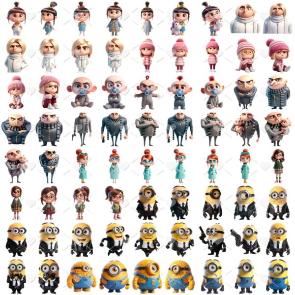 Cliparts Meu Malvado Favorito Minions Png Imagens Baby 3D