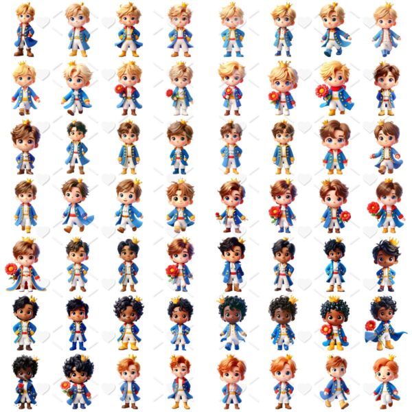 Cliparts O Pequeno Príncipe Imagens Png 3D Mascote Cute