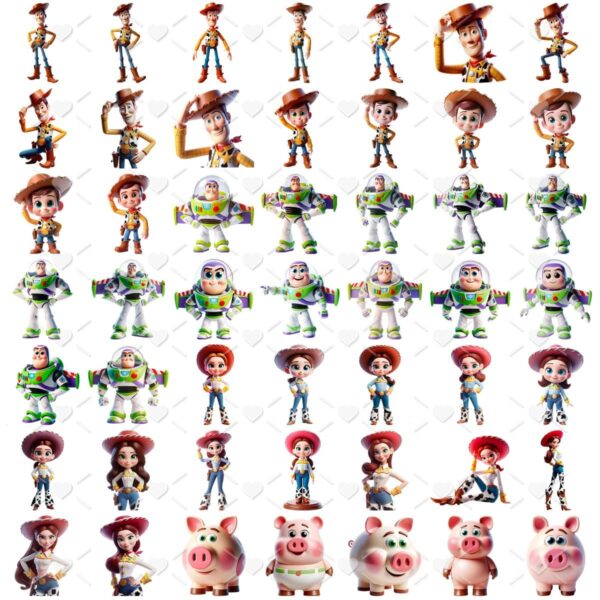 Cliparts Toy Story Png Imagens Baby 3D Cute Bebês