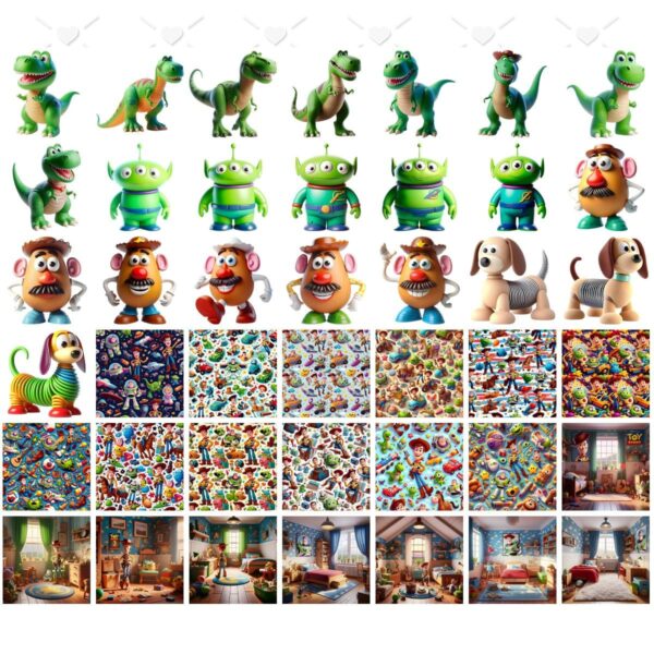 Cliparts Toy Story Png Imagens Baby 3D Cute Bebês