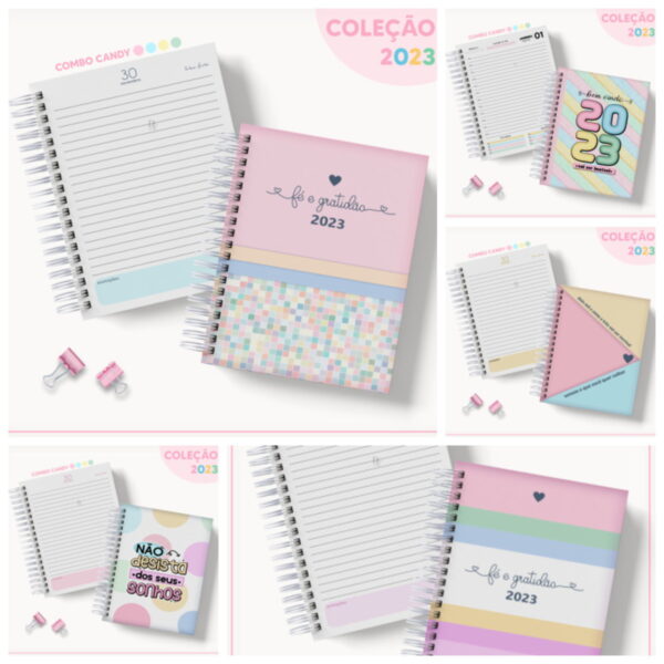 colecao agendas candy datada 2023 arquivo digital agenda candy datada 2023