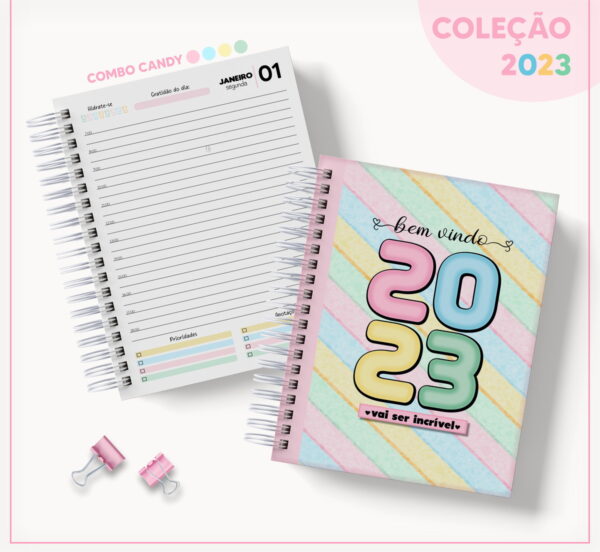Coleção Agendas Candy - Datada 2023 - Arquivo Digital - Imagem 3