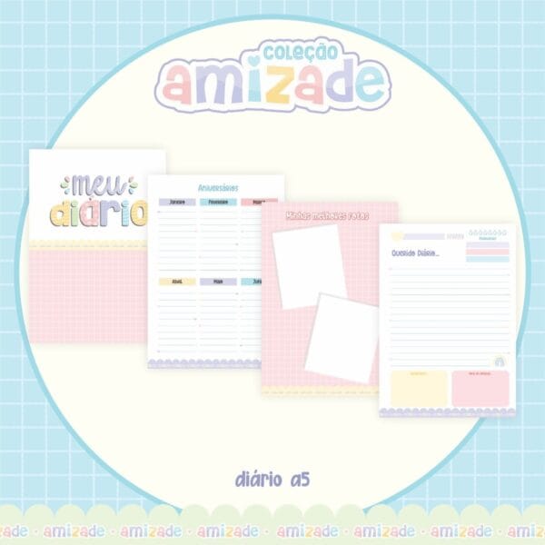 Coleção Dia da Amizade Completo - Arquivo Digital - Imagem 4