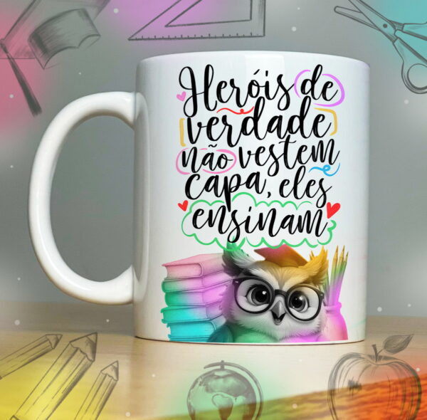 Coleção Artes para Sublimação Caneca Prof - Arquivo Digital - Imagem 4