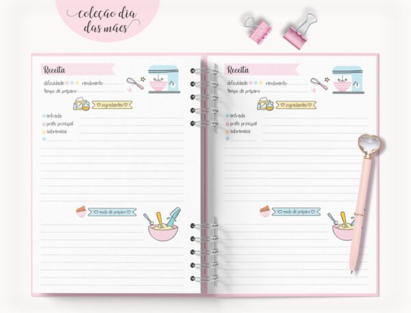 Coleção Dia Das Mães (Miolo Receitas) - Arquivo Digital - Imagem 5