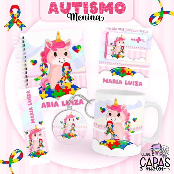 colecao encadernacao autismo menina arquivo digital encadernacao autismo