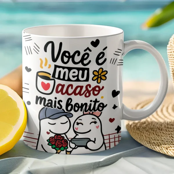Coleção Exclusiva Flork Canecas e Azulejos Dia dos Namorados