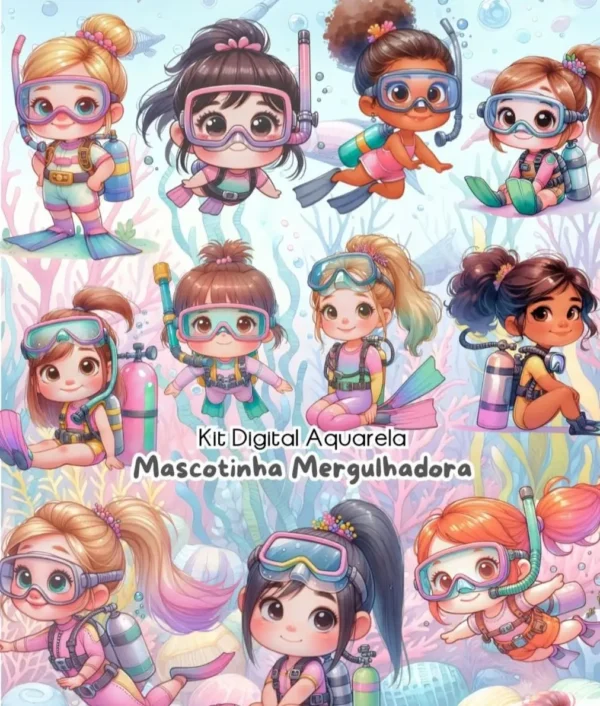 Coleção Exclusiva PNG para Amantes de Mergulho