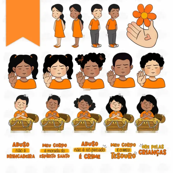Colecao Maio Laranja Png Para Sublimacao E Materiais Digitais 4