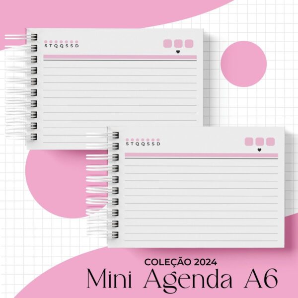 Coleção Mini Agenda A6 - Arquivo Digital - Imagem 4