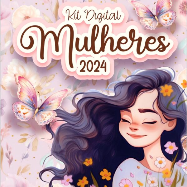 Colecao Mulheres 2024 130 Ilustracoes 50 Fundos E Frases 10