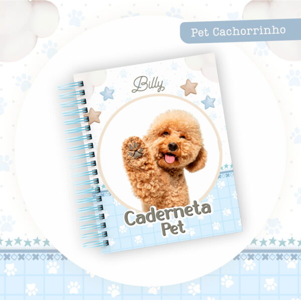 Coleção Pet Cachorrinho Azul - Arquivo Digital - Imagem 3