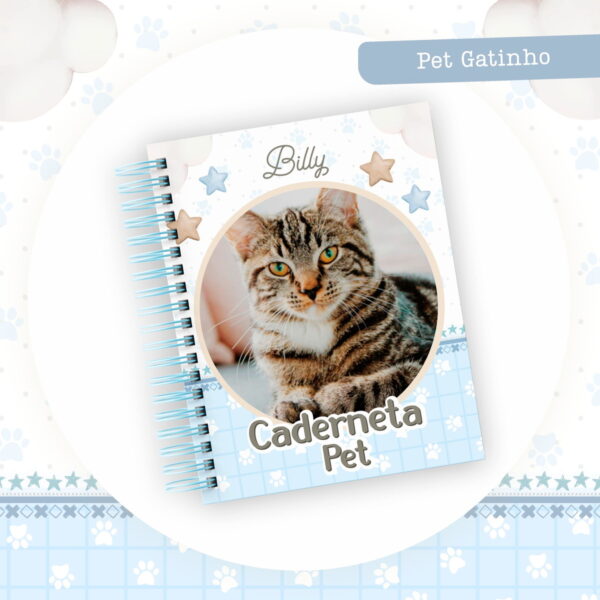 Coleção Pet Gatinho Azul - Arquivo Digital - Imagem 2