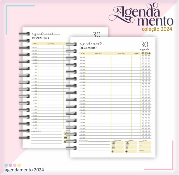 Combo Agendamentos Coleção 2024 - Arquivo Digital - Imagem 4