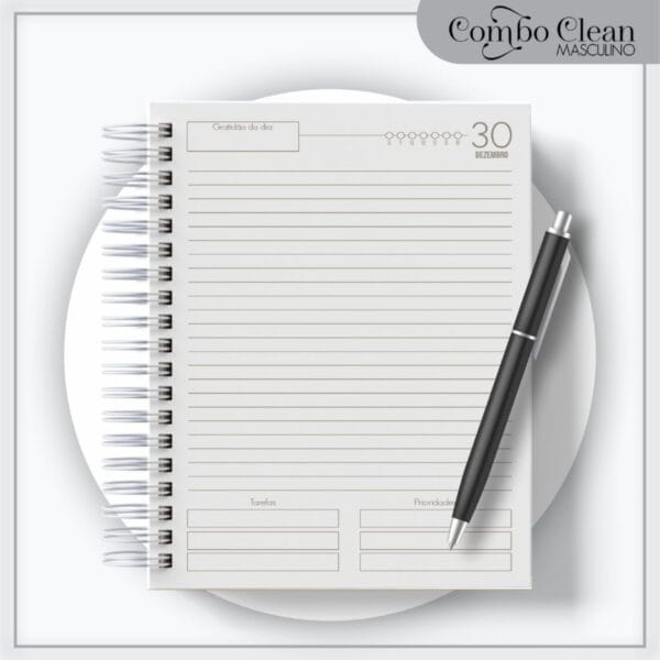 Combo Agendas Elegante Masculinas 2023 - Arquivo Digital