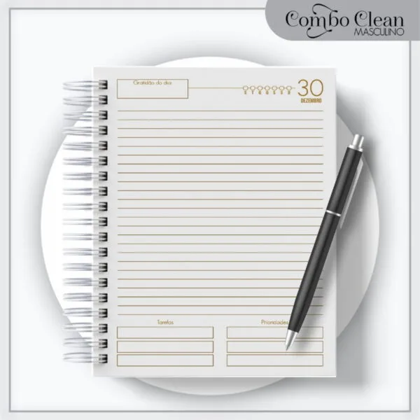Combo Agendas Elegante Masculinas 2023 - Arquivo Digital - Imagem 4