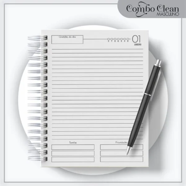 Combo Agendas Elegante Masculinas 2023 - Arquivo Digital - Imagem 2