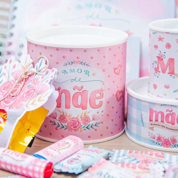 Combo Amor De Mãe Kit Digital + Encadernação + Imprimíveis