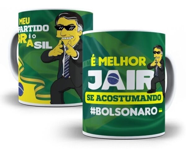 Combo Arte Caneca Lula Bolsonaro 36 Sublimação Arquivos Png
