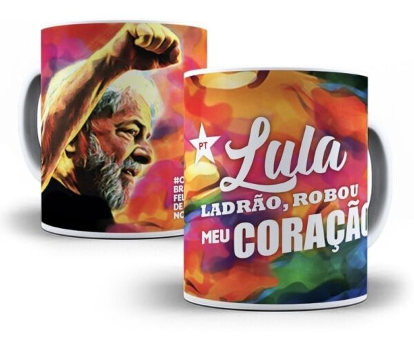 Combo Arte Caneca Lula Bolsonaro 36 Sublimação Arquivos Png
