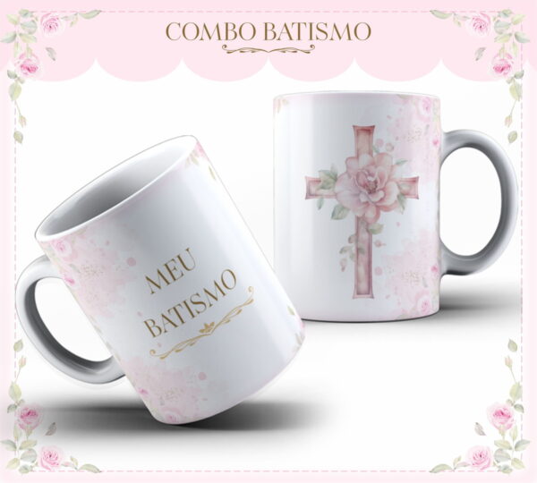 Combo Batizado Menina - Arquivo Digital - Imagem 3