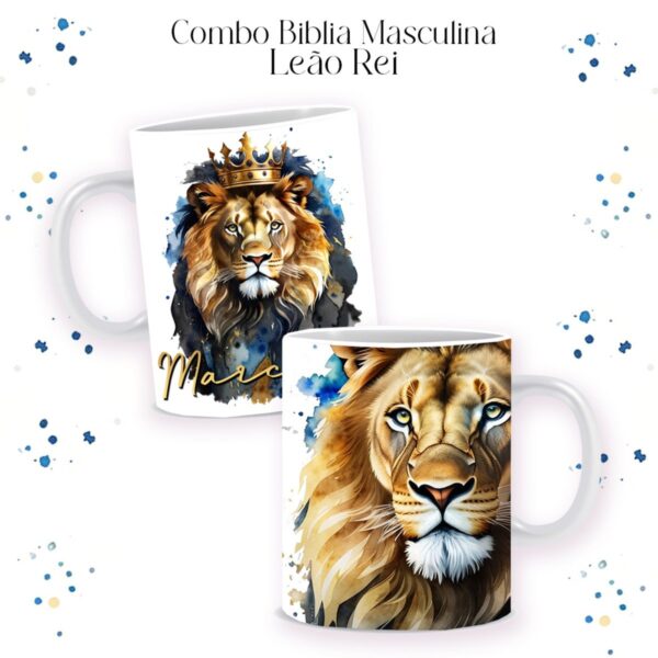 Combo Bíblia Masculina Leão - Arquivo Digital - Imagem 3