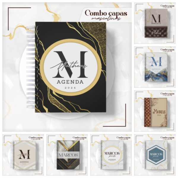 combo capas e canecas masculina arquivo digital papel e cia