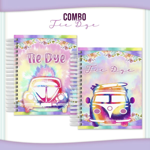 combo capas tie dye arquivo digital encadernacao
