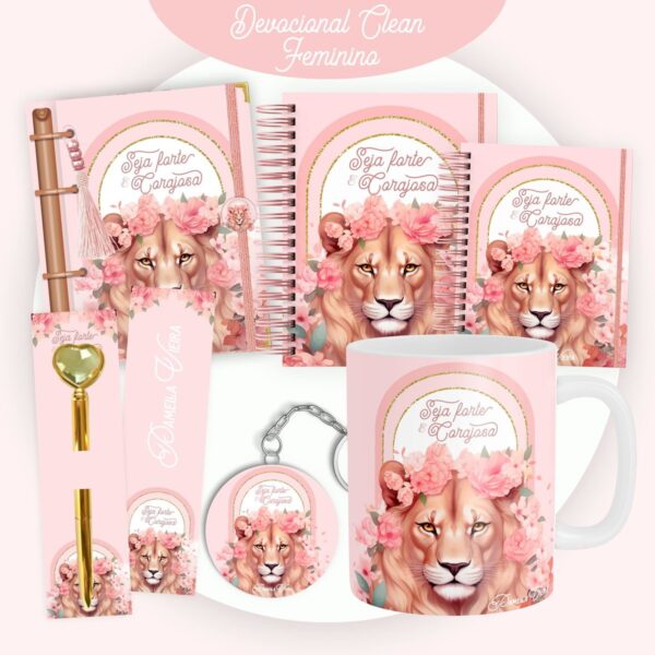 combo devocional rosa feminino arquivo digital oracao