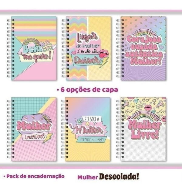 Combo Digital Dia Da Mulher Descolada Frases Encadernação