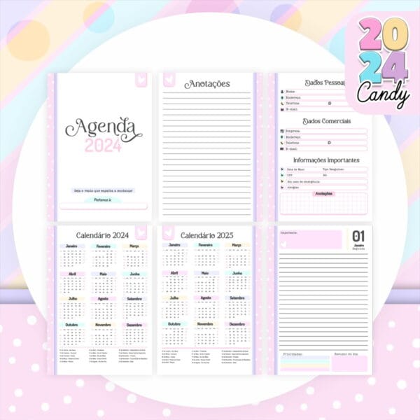 Combo Encadernação: Candy 2024 - Arquivo Digital