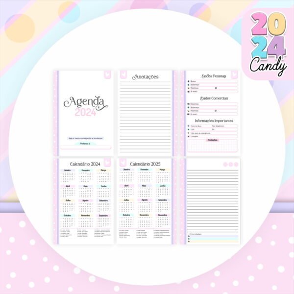 Combo Encadernação: Candy 2024 - Arquivo Digital - Imagem 4