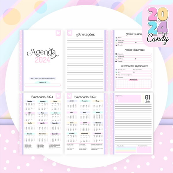 Combo Encadernação: Candy 2024 - Arquivo Digital - Imagem 3
