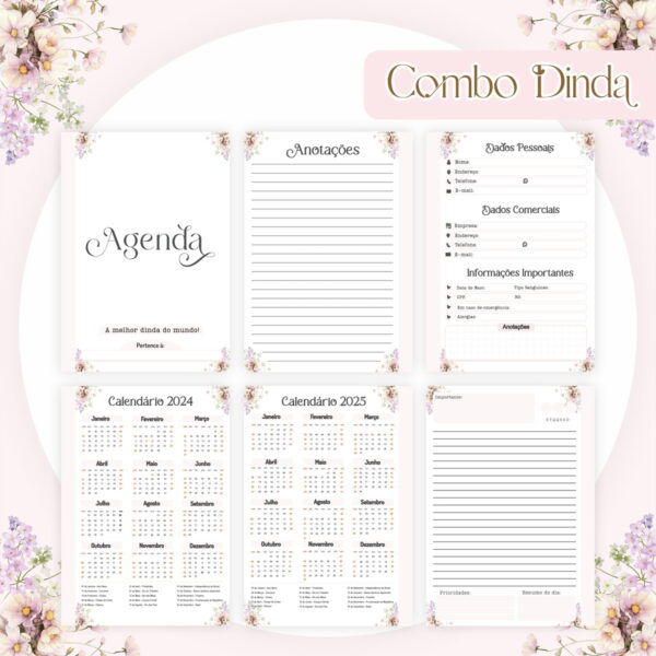 Combo Encadernação: Dinda - Arquivo Digital - Imagem 4