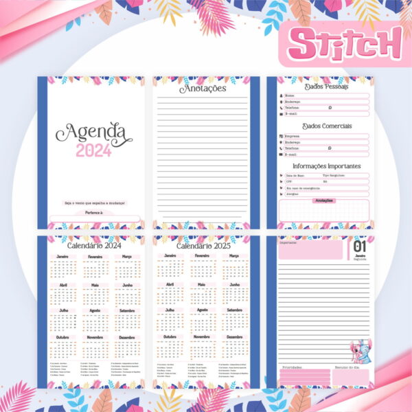 Combo Encadernação: Stitch - Arquivo Digital - Imagem 3