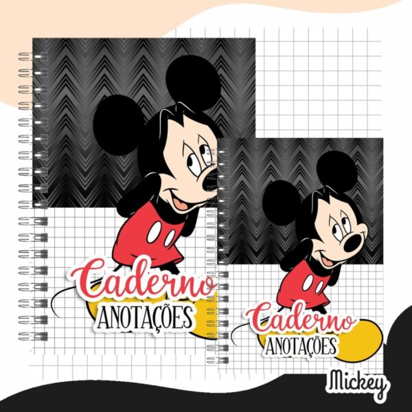 combo escolar mickey 2024 arquivo digital agendas