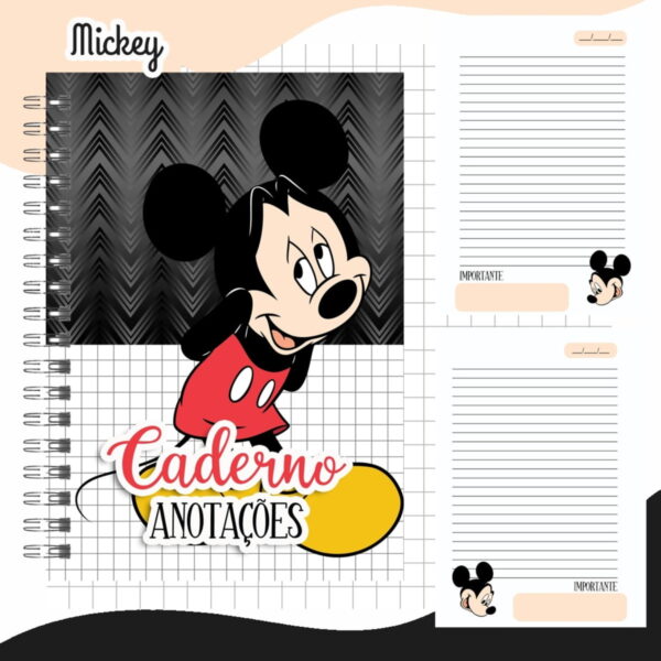 Combo Escolar Mickey 2024 - Arquivo Digital - Imagem 4
