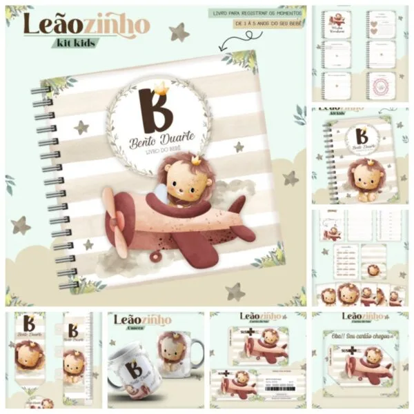 Combo Kids Leãozinho - Arquivo Digital