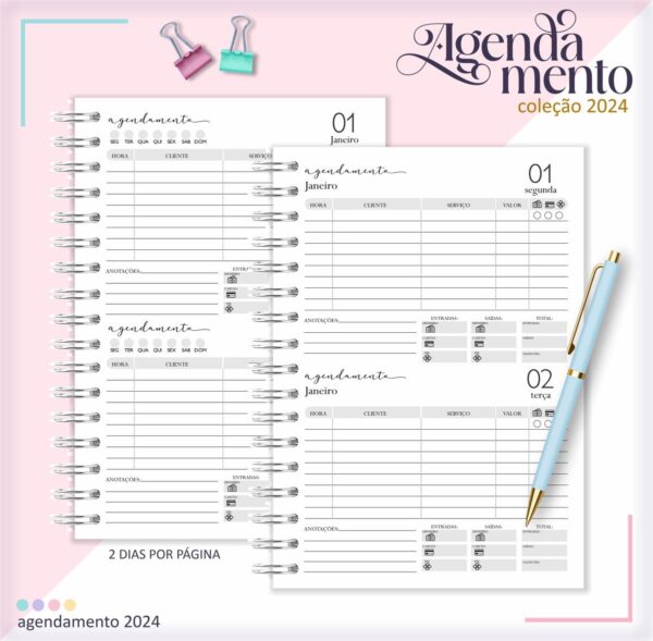 Combo Miolos Agendamentos 2024 - Arquivo Digital - Imagem 4