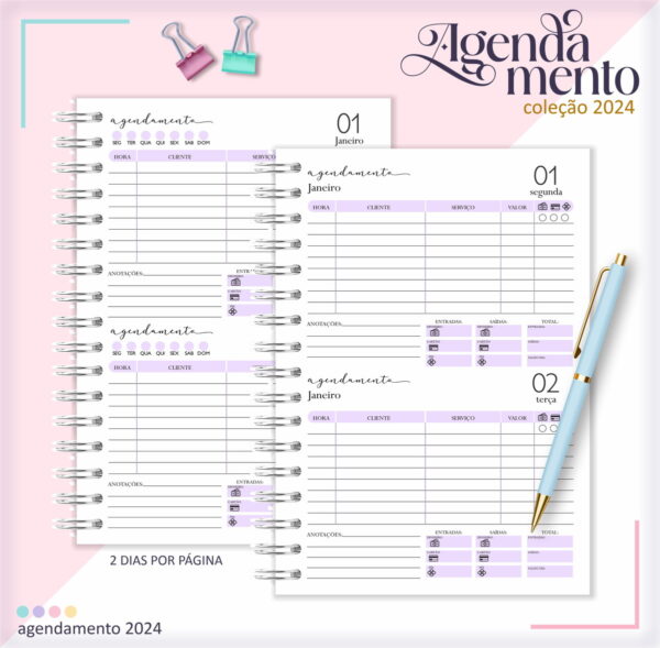 Combo Miolos Agendamentos 2024 - Arquivo Digital - Imagem 2