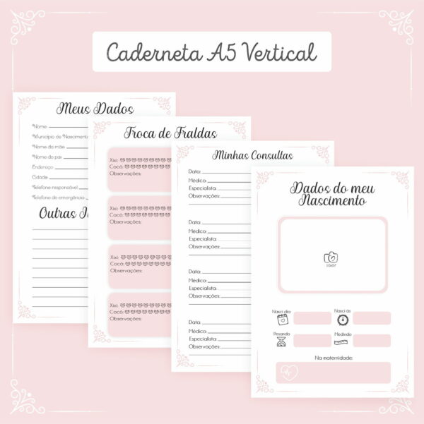 Combo Miolos Neutros Cadernetas Vacina - Arquivo Digital - Imagem 4