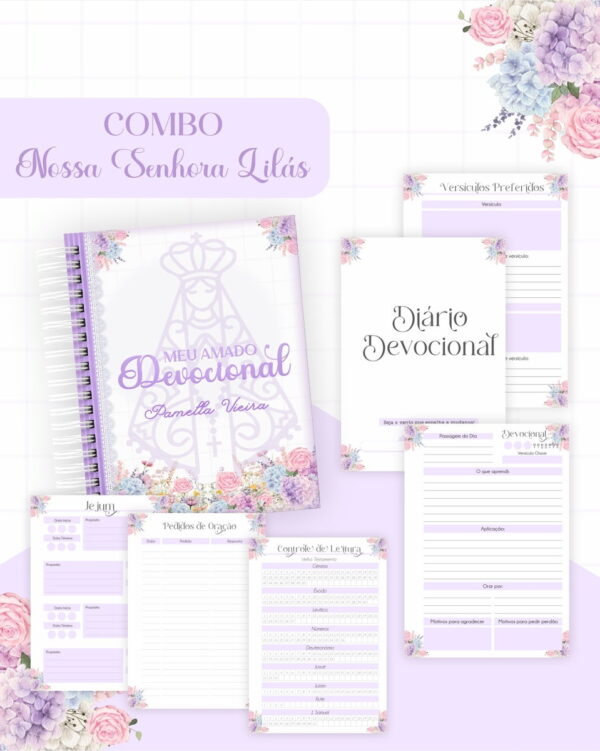 combo nossa senhora lilas encadernacao combo nossa senhora lilas encadernacao