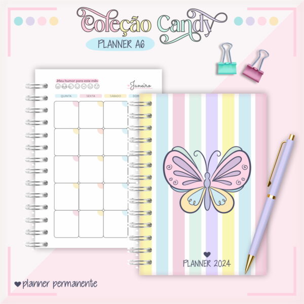 Combo Planners Candy A6 - Arquivo Digital - Imagem 2