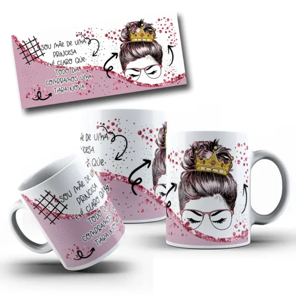 Conjunto De 9 Estampas Para Caneca Dia Das Maes 2023 9