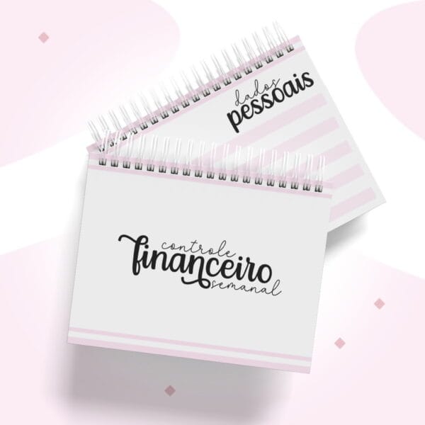 Controle Financeiro Semanal Feminino A6 - Arquivo Digital - Imagem 2