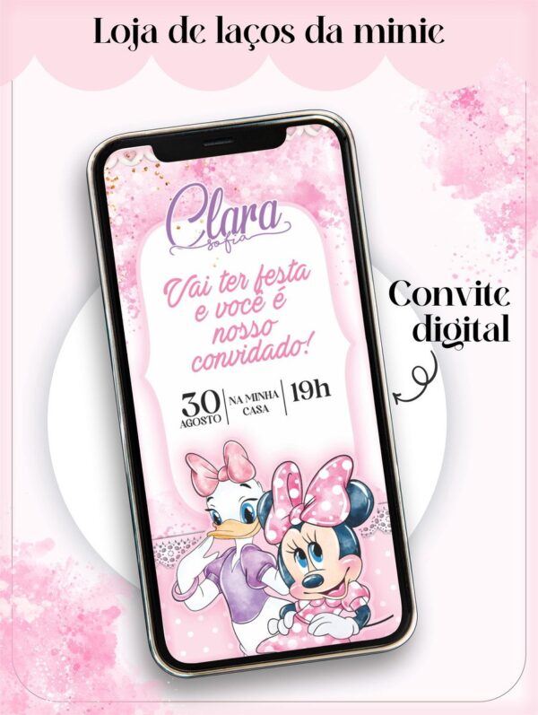 Convites Digitais Meninas - Arquivo Digital - Imagem 2